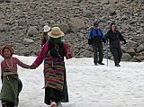Tibet Kailash 09 Kora 12 Crossing Small Tongue of Ice